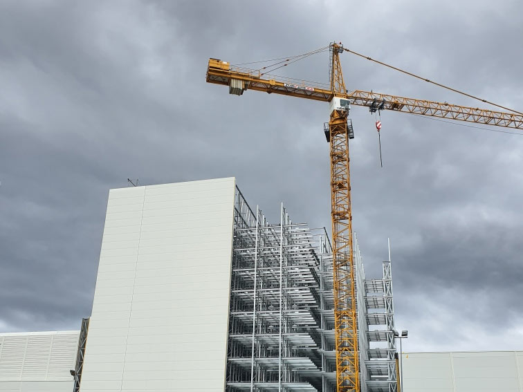 Construction of a cold storage facility at the meat processing plant